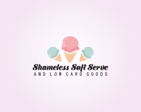 Logo Design Entry 1687640 submitted by MyLess to the contest for Shameless Soft Serve and Low Carb Goods run by tiffinisteding