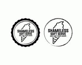 Logo Design Entry 1687666 submitted by marsal to the contest for Shameless Soft Serve and Low Carb Goods run by tiffinisteding