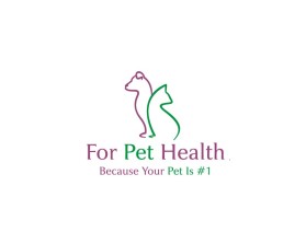 Logo Design entry 1688597 submitted by Bintanglaut27 to the Logo Design for For Pet Health run by giantsR#1