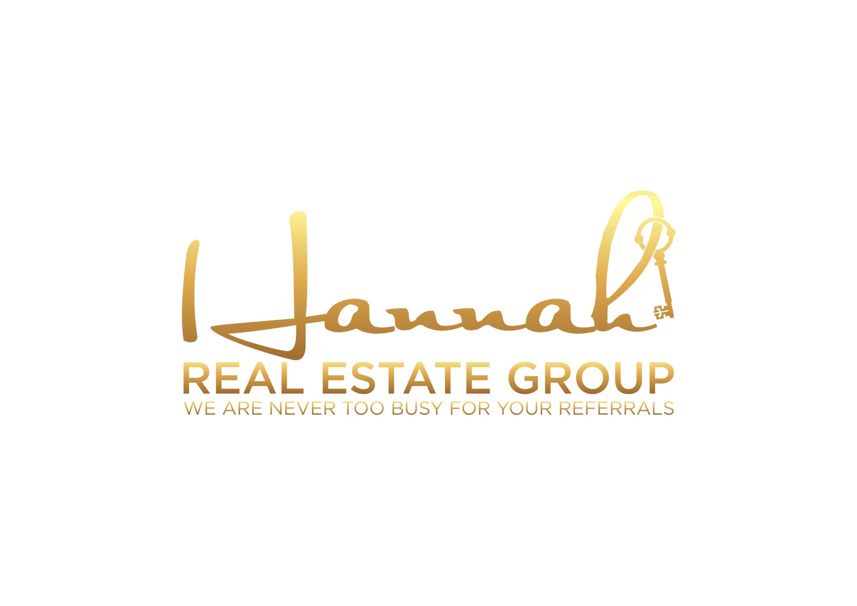 Logo Design entry 1690854 submitted by 'nez to the Logo Design for Hannah Real Estate Group  run by Foutsh 