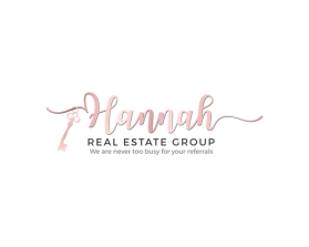 Logo Design entry 1690828 submitted by BClothing to the Logo Design for Hannah Real Estate Group  run by Foutsh 
