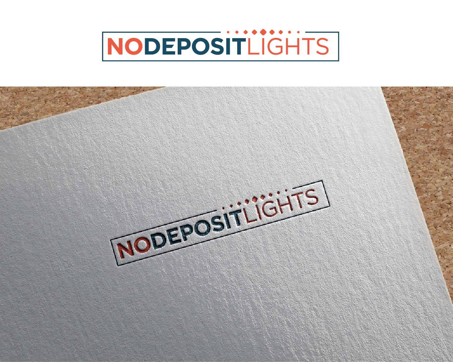 Logo Design entry 1691862 submitted by GreenLamp to the Logo Design for No Deposit Lights run by maven1129