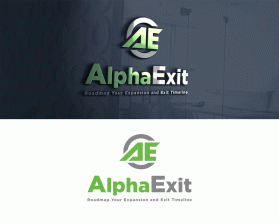Logo Design entry 1693168 submitted by benhur to the Logo Design for AlphaExit - Roadmap Your Expansion and Exit Timeline run by kpoulsen@agentx.com