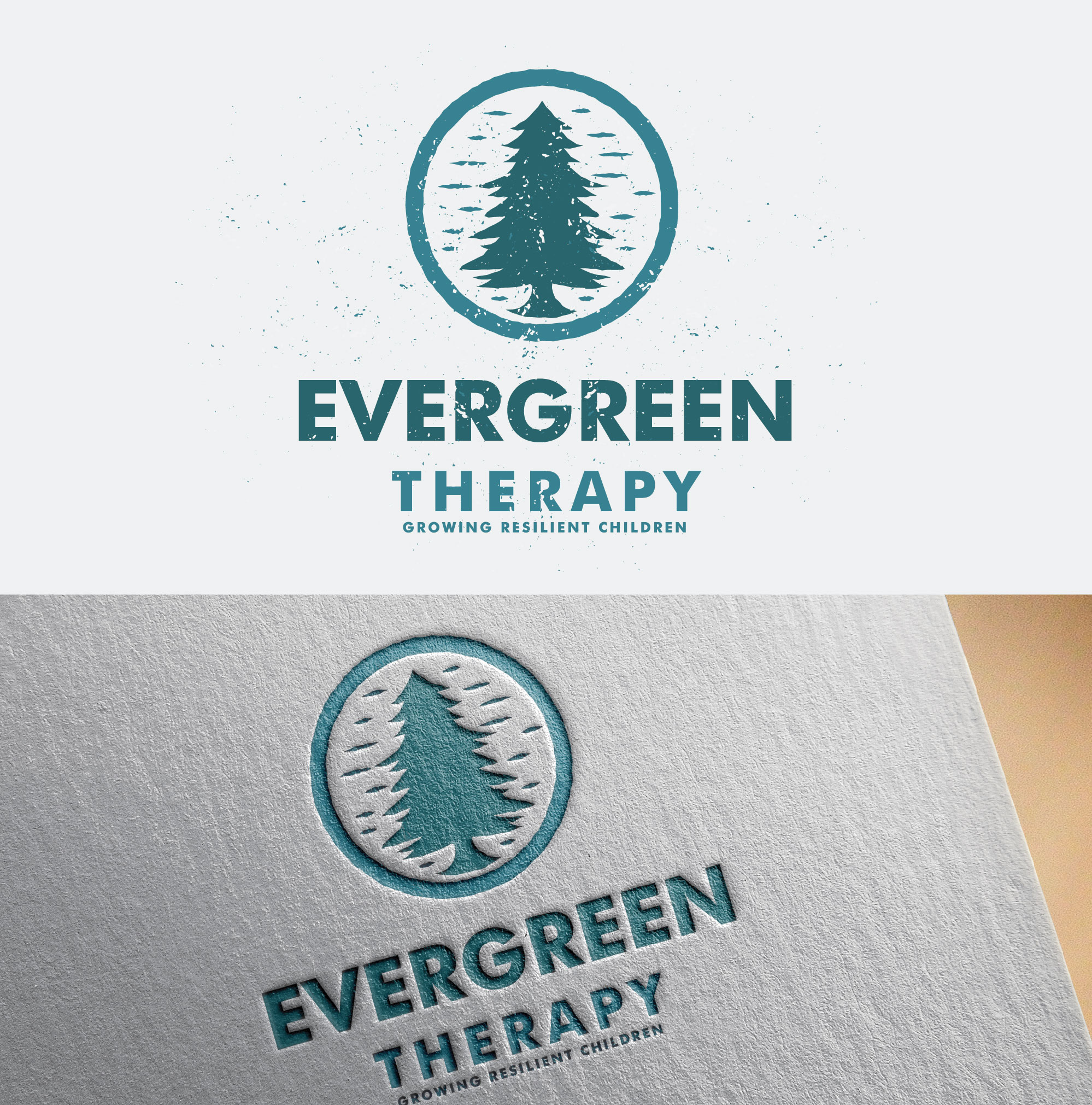 Logo Design entry 1693859 submitted by morearts to the Logo Design for Evergreen Therapy run by jennapalumbo