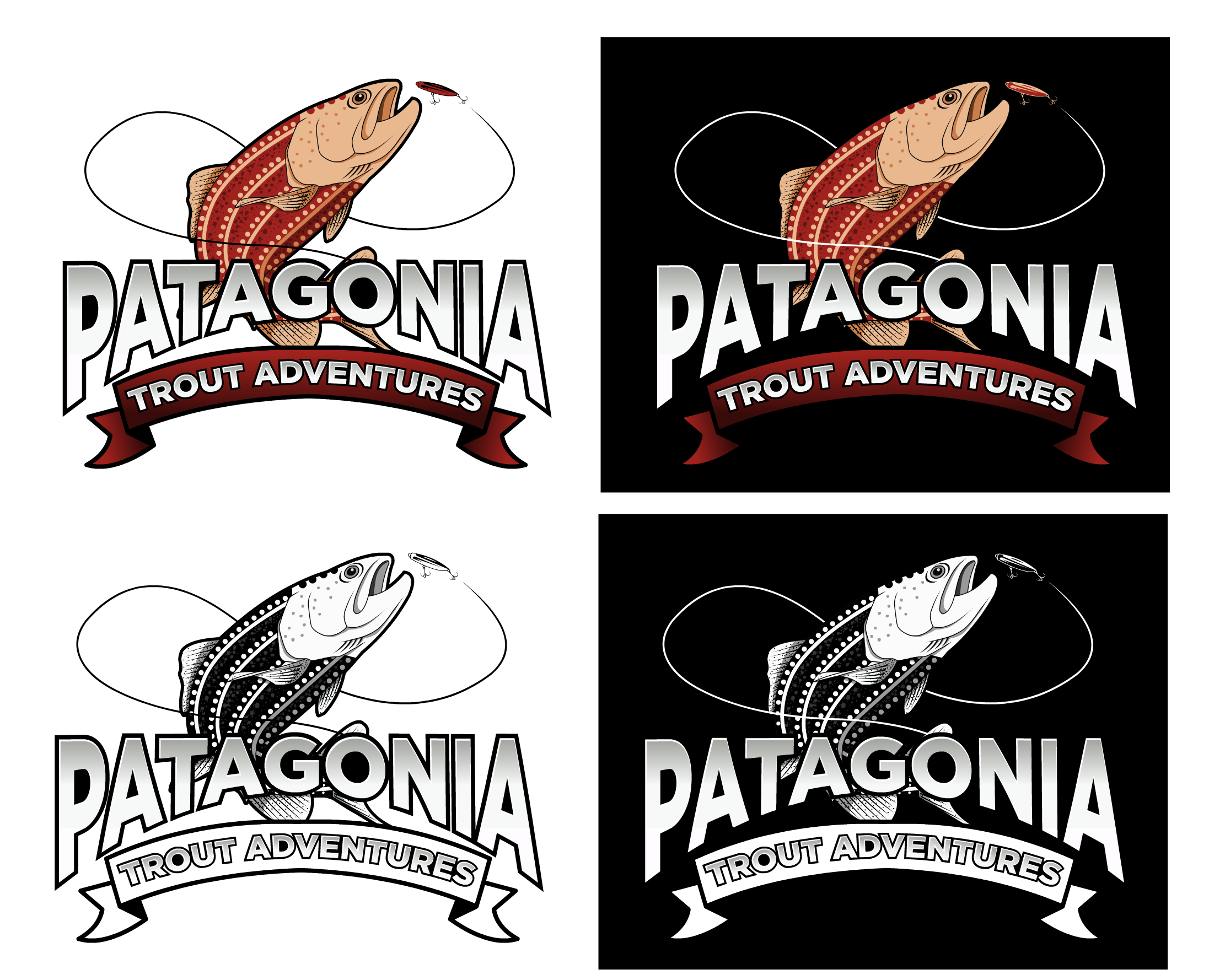Logo Design entry 1695809 submitted by ulasalus to the Logo Design for Patagonia Trout Adventures run by nicholaslawton