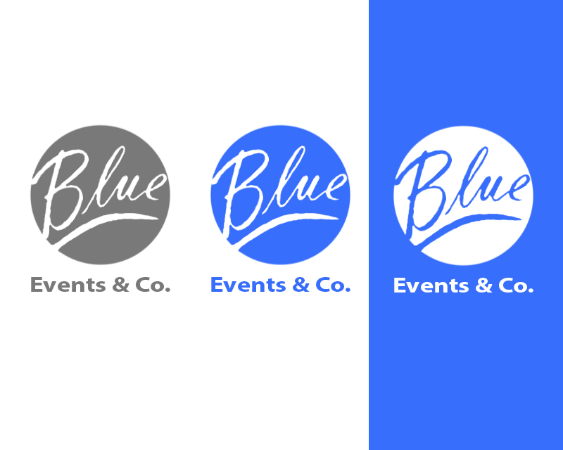 Logo Design entry 1697920 submitted by nerv to the Logo Design for Blue Events & Co. run by info@bluebootevents.com