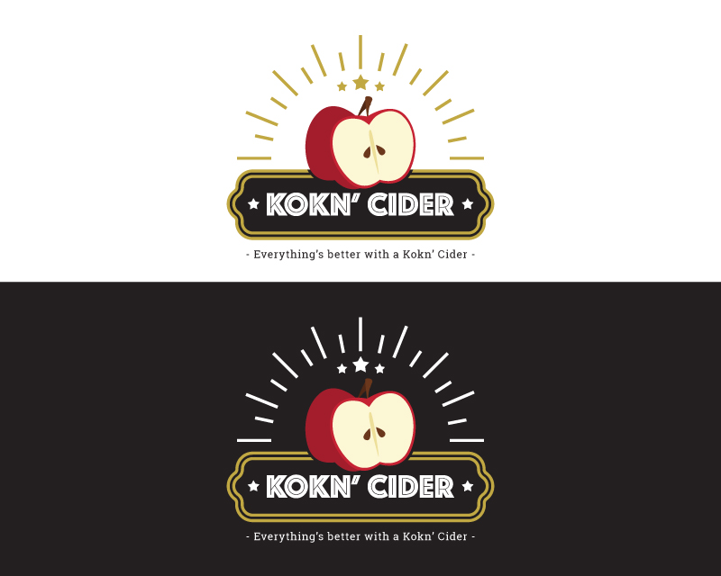 Logo Design entry 1698532 submitted by 765 to the Logo Design for Kokn' Cider run by jockgibb@gmail.com