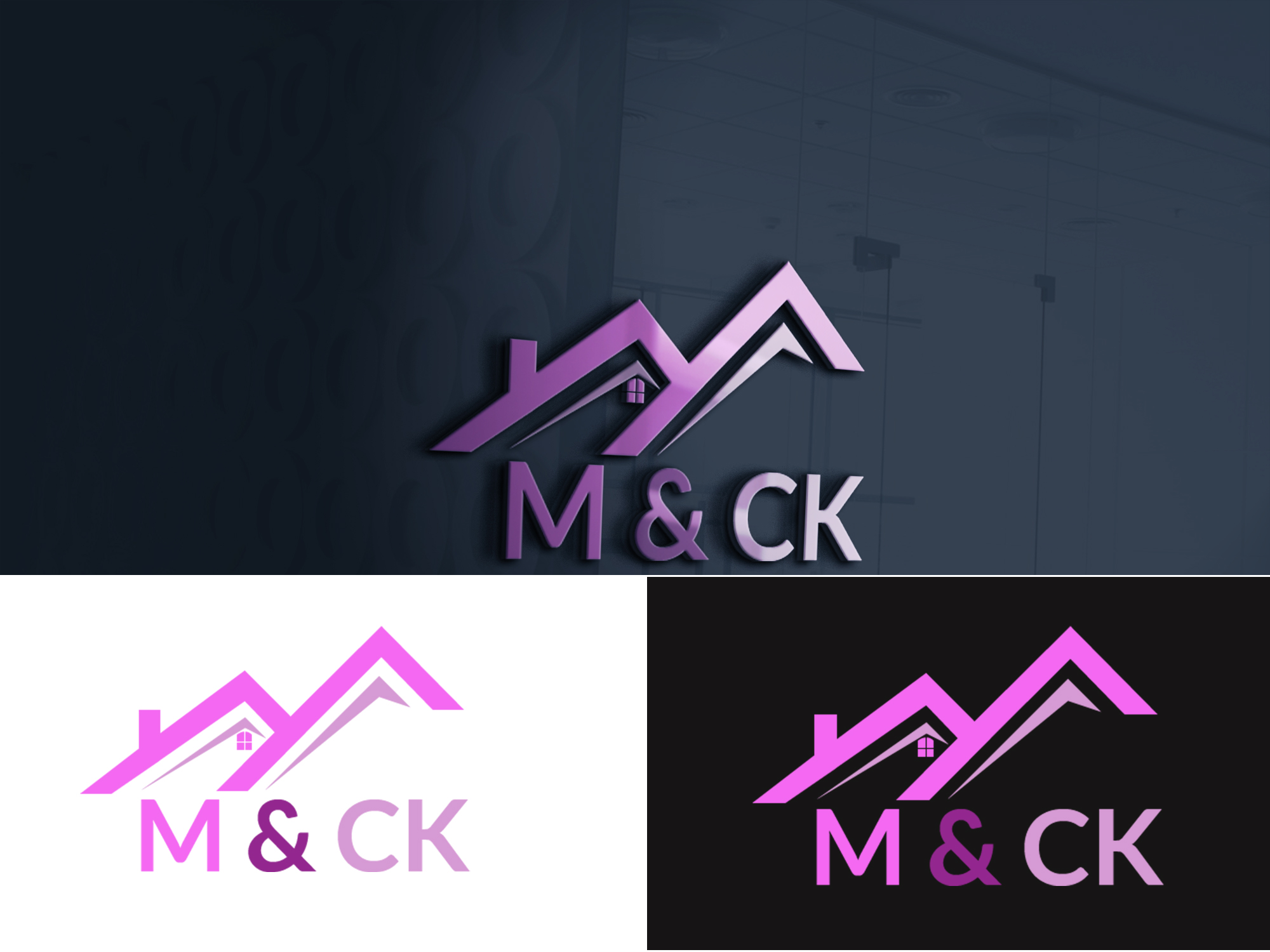 Logo Design entry 1702818 submitted by cyber to the Logo Design for M and CK Holdings LLC run by carsonp