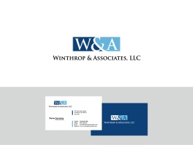 Business Card & Stationery Design entry 1703532 submitted by saga1109 to the Business Card & Stationery Design for Winthrop & Associates, LLC run by dwhanso