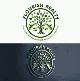 Logo Design entry 1704514 submitted by stevekorwa to the Logo Design for Flourish Realty run by TACAMPBE 