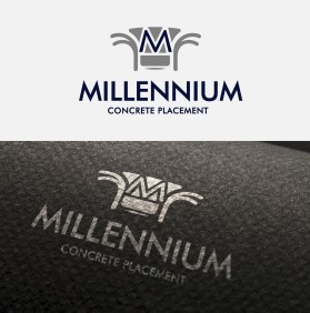 Logo Design entry 1705856 submitted by idnas01 to the Logo Design for Millennium Concrete Placement run by Wallasc
