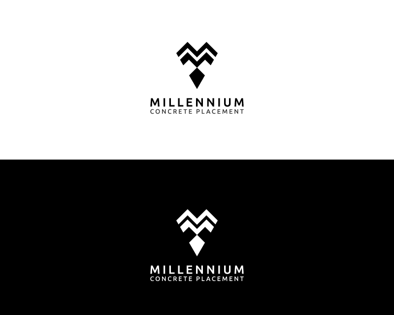 Logo Design entry 1705861 submitted by andrelopesdesigner to the Logo Design for Millennium Concrete Placement run by Wallasc