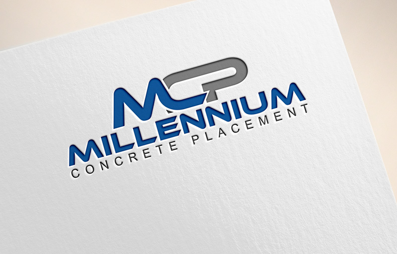 Logo Design entry 1705888 submitted by Design Rock to the Logo Design for Millennium Concrete Placement run by Wallasc