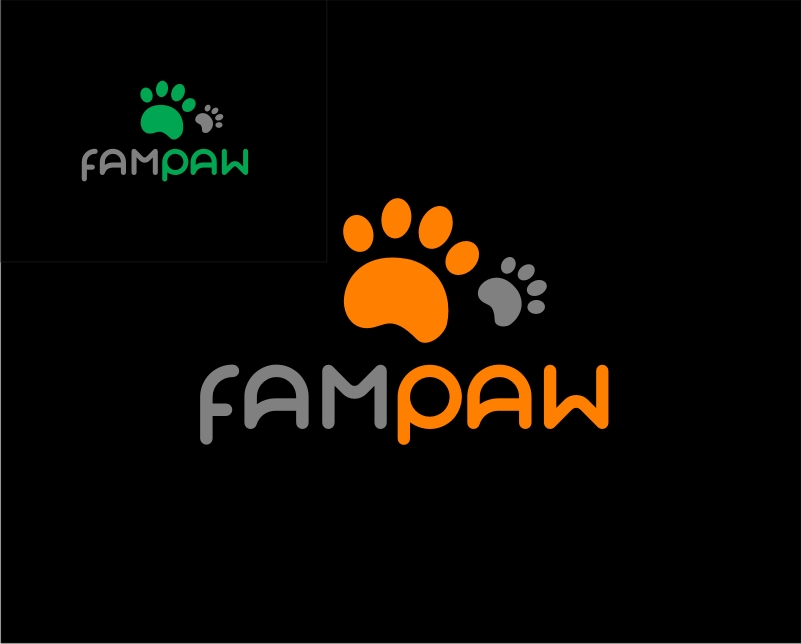 Logo Design entry 1706419 submitted by jel.co to the Logo Design for FamPaw run by Svajunas