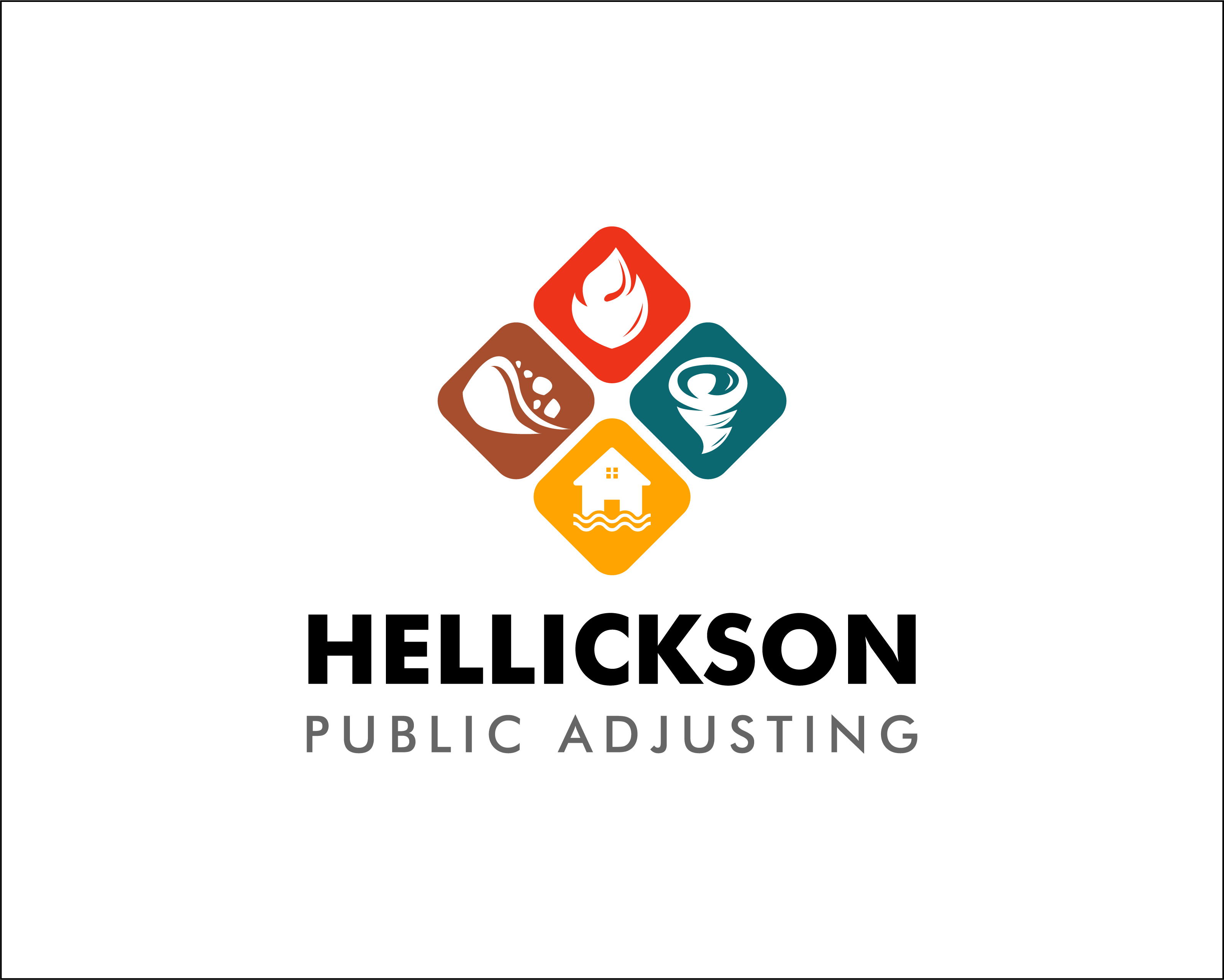 Logo Design entry 1706810 submitted by armanks to the Logo Design for Hellickson Public Adjusting run by PrincessHannah