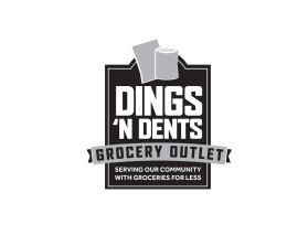 Logo Design entry 1708214 submitted by beekitty7 to the Logo Design for Dings 'N Dents Grocery Outlet run by ckrk07
