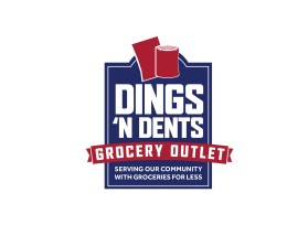 Logo Design entry 1708215 submitted by quimcey to the Logo Design for Dings 'N Dents Grocery Outlet run by ckrk07