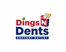 Logo Design Entry 1708239 submitted by marsal to the contest for Dings 'N Dents Grocery Outlet run by ckrk07
