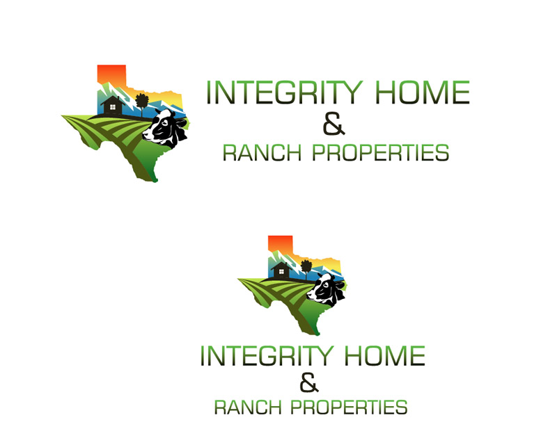 Logo Design entry 1708814 submitted by Gaya Putih to the Logo Design for Integrity Home & Ranch Properties  run by Cgaskins
