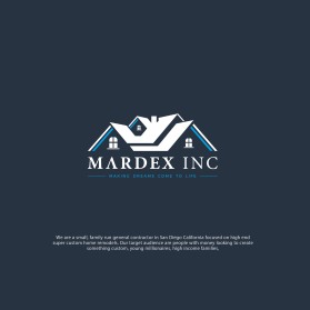 Logo Design entry 1709497 submitted by studentfirst to the Logo Design for MARDEX INC run by gromano