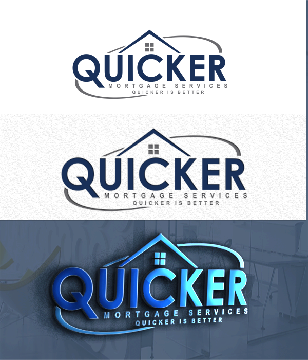 Logo Design entry 1709975 submitted by balsh to the Logo Design for Quicker Mortgage Services run by irongersten