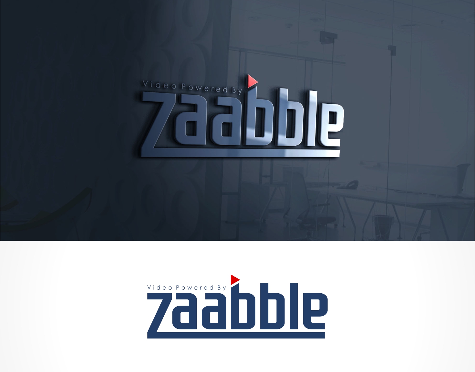 Logo Design entry 1711843 submitted by beckydsgn to the Logo Design for Zaabble.Com  ( Zaabble Media ) We are creating a media company specializing in publishing online e-magazines style websites that are industry specific with videos  run by SuperRandy2019