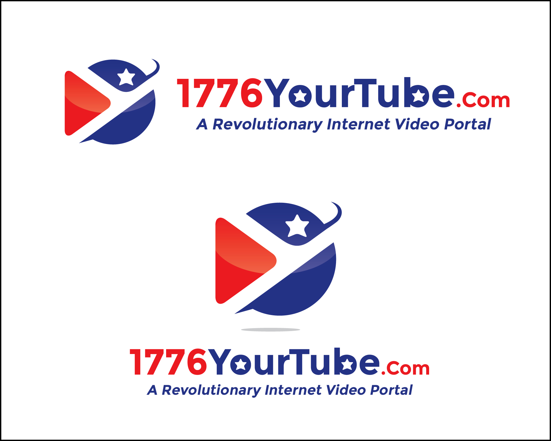 Logo Design entry 1711889 submitted by sirtwo to the Logo Design for 1776YourTube.Com  run by SuperRandy2019