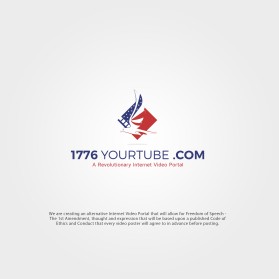 Logo Design Entry 1711891 submitted by MartenVisser to the contest for 1776YourTube.Com  run by SuperRandy2019