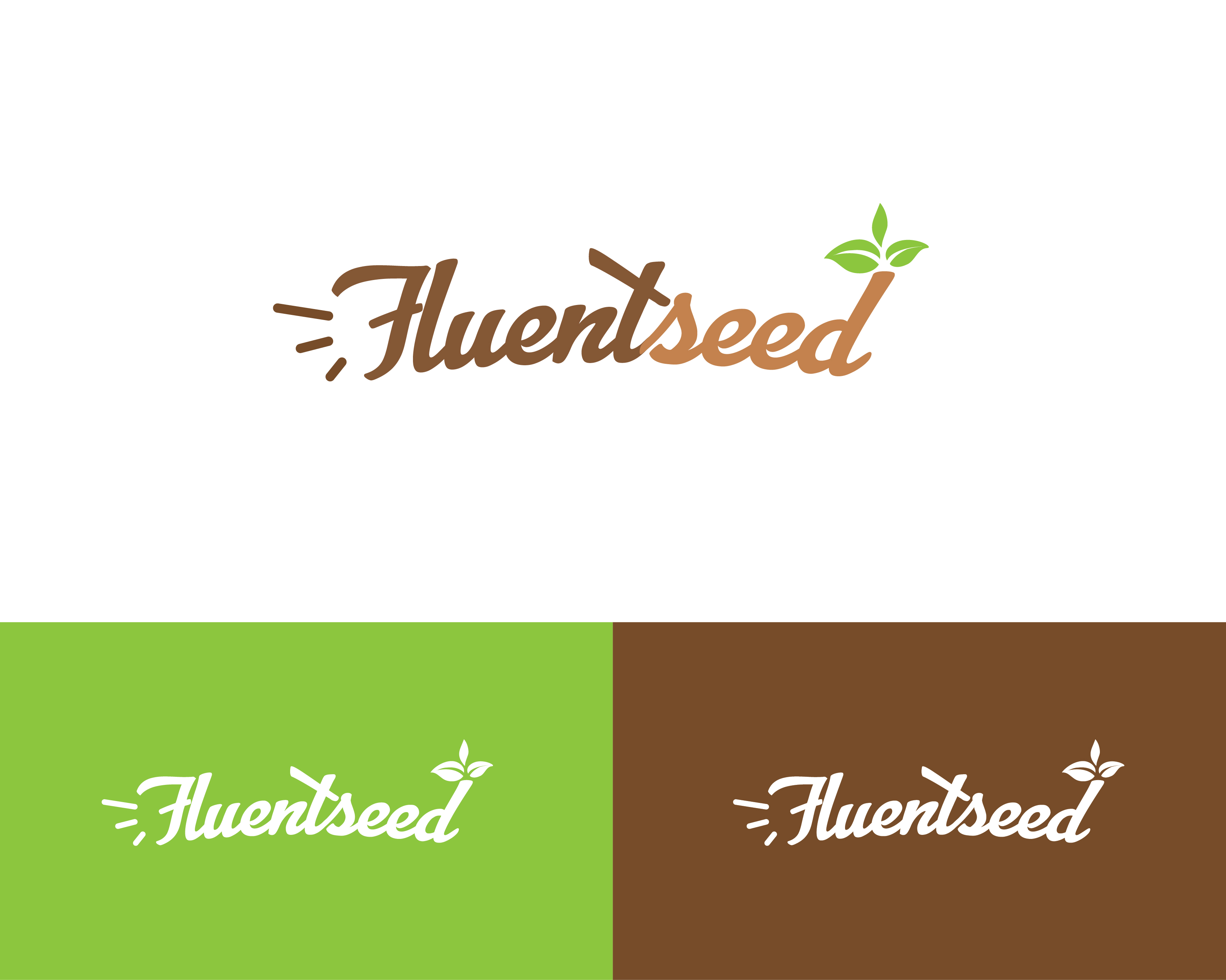 Logo Design entry 1712095 submitted by GRACE to the Logo Design for Fluentseed run by shane0789
