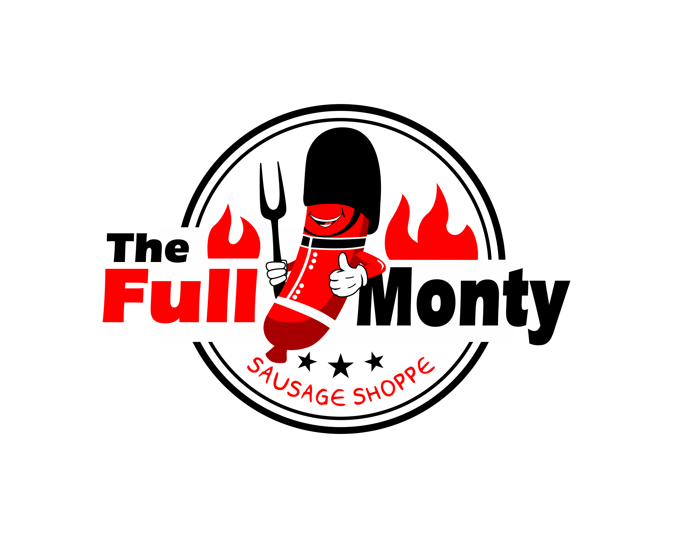 Logo Design entry 1712342 submitted by shabrinart2 to the Logo Design for The Full Monty Sausage Shoppe run by lawdingo