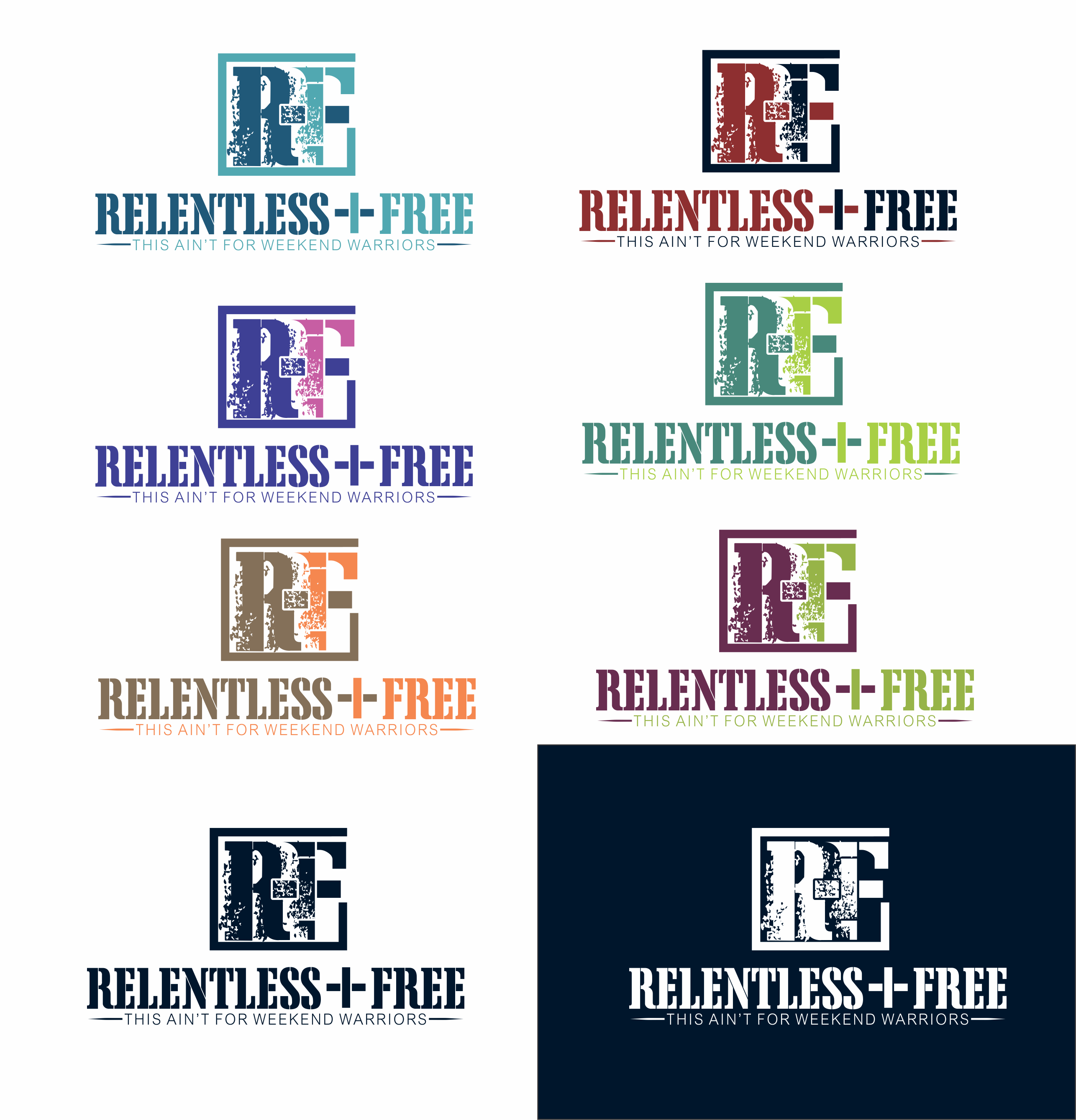 Logo Design entry 1713123 submitted by dragandjb to the Logo Design for Relentless + Free run by chirodeborah