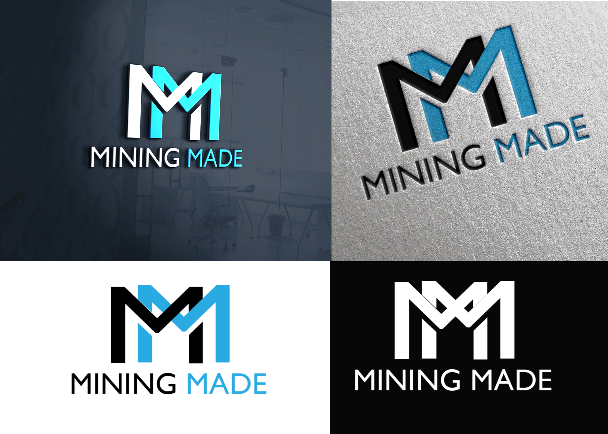 Logo Design entry 1713435 submitted by cyber to the Logo Design for Mining Made run by DonHotLava