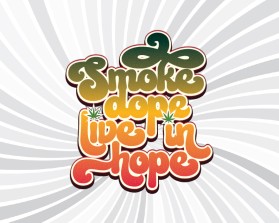 Logo Design entry 1715395 submitted by T2T to the Logo Design for Smoke Dope Live in Hope .com run by 3zero