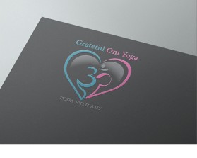 Logo Design entry 1715434 submitted by JBsign to the Logo Design for Grateful Om Yoga run by YogaAmy