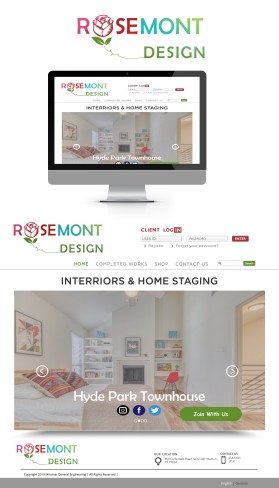 Logo Design entry 1715670 submitted by naiven to the Logo Design for Rosemont Design run by sherrytouma