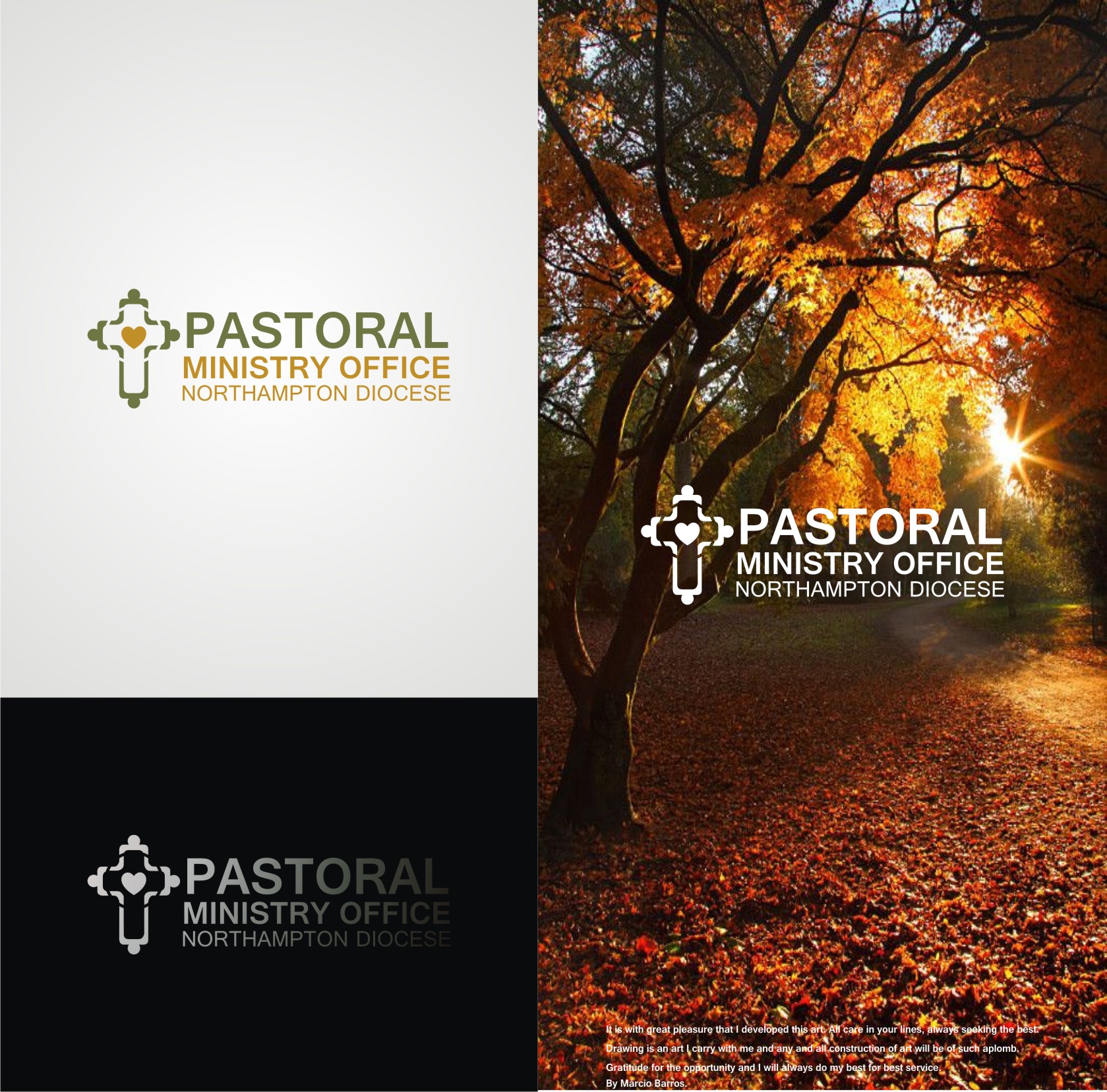 Logo Design entry 1716129 submitted by Márcio Barros to the Logo Design for Pastoral Ministry Office run by avrilbaigent