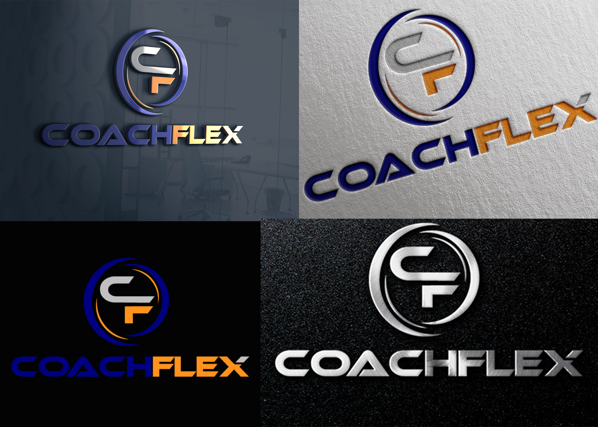 Logo Design entry 1716356 submitted by cyber to the Logo Design for CoachFlex run by dcmoody84