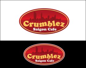 Graphic Design entry 1716632 submitted by andrelopesdesigner to the Graphic Design for "Crumblez"  tagline is "Saigon Cafe" run by lightbulbthinh