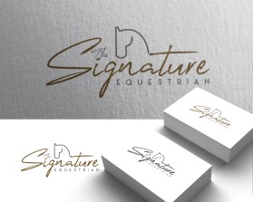 Logo Design Entry 1717544 submitted by s.nita to the contest for The Signature Equestrian run by optimaequinellc