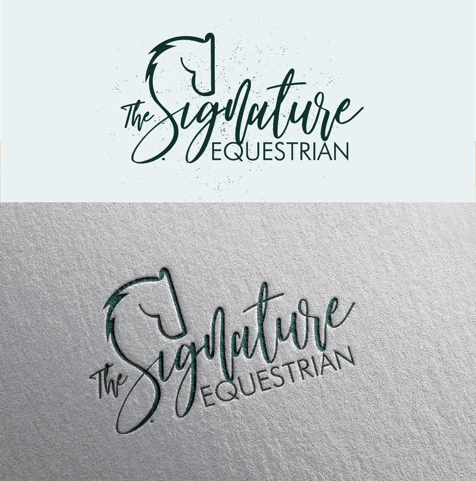 Logo Design entry 1717544 submitted by morearts to the Logo Design for The Signature Equestrian run by optimaequinellc