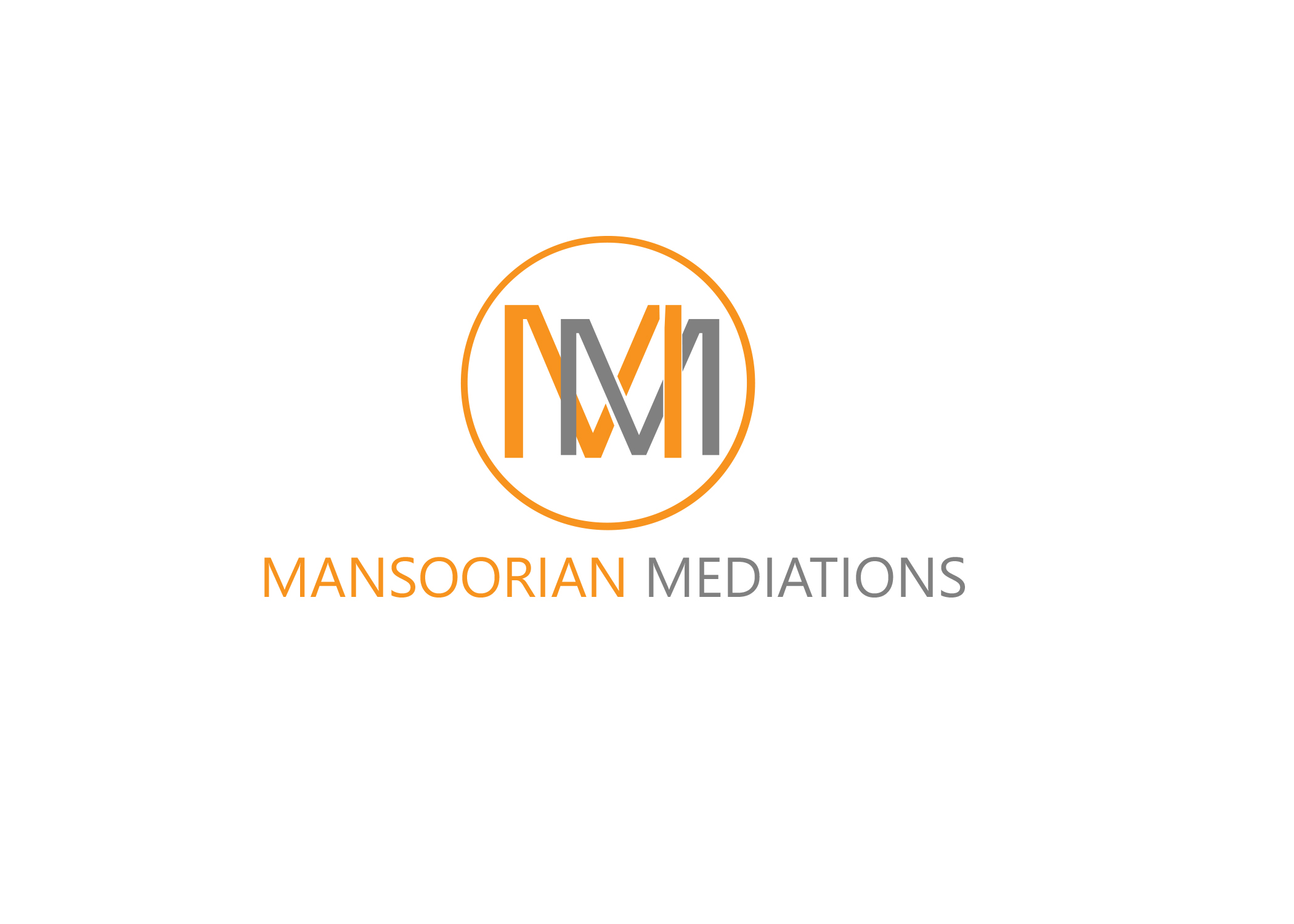 Logo Design entry 1722241 submitted by Abstract BEE to the Logo Design for mansoorian mediations run by nmansoorian