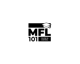 Logo Design entry 1723379 submitted by Artezza to the Logo Design for MyFinancialLife101.com is mfl101.com (both registered): Wanting mfl and 101 stacked on top of each other with a graduation cap hangning off the upper righ hand corner of block where the 'l' or 'L' is located run by icurtise