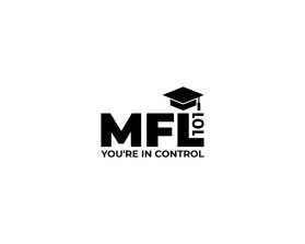 Logo Design entry 1723380 submitted by kimjil to the Logo Design for MyFinancialLife101.com is mfl101.com (both registered): Wanting mfl and 101 stacked on top of each other with a graduation cap hangning off the upper righ hand corner of block where the 'l' or 'L' is located run by icurtise