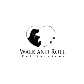 Logo Design Entry 1724998 submitted by flousse to the contest for Walk and Roll Pet Services run by ImaginationWoodworks