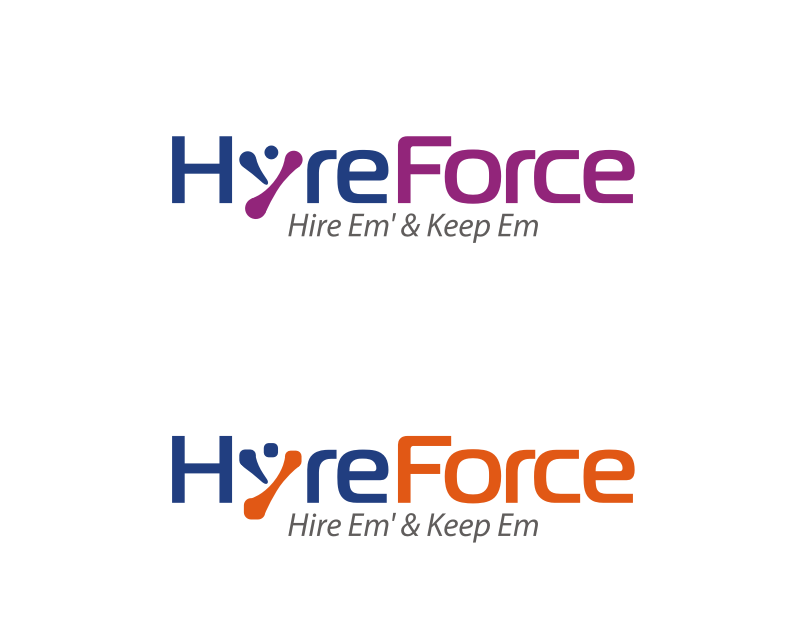 Logo Design entry 1725310 submitted by pingpong to the Logo Design for Hyre Force run by MasterJere