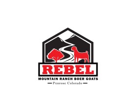 Logo Design Entry 1726447 submitted by GRACE to the contest for Rebel Mountain Ranch Boer Goats run by brandonsher
