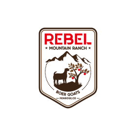Logo Design entry 1726491 submitted by naiven to the Logo Design for Rebel Mountain Ranch Boer Goats run by brandonsher