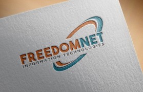 Logo Design Entry 1726729 submitted by fancy to the contest for FreedomNet information Technologies  run by pame6234