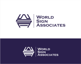 Logo Design entry 1728614 submitted by dogeco to the Logo Design for World Sign Associates run by wsanetwork
