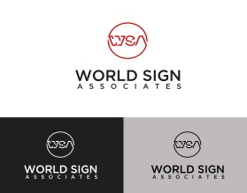 Logo Design Entry 1728729 submitted by fancy to the contest for World Sign Associates run by wsanetwork